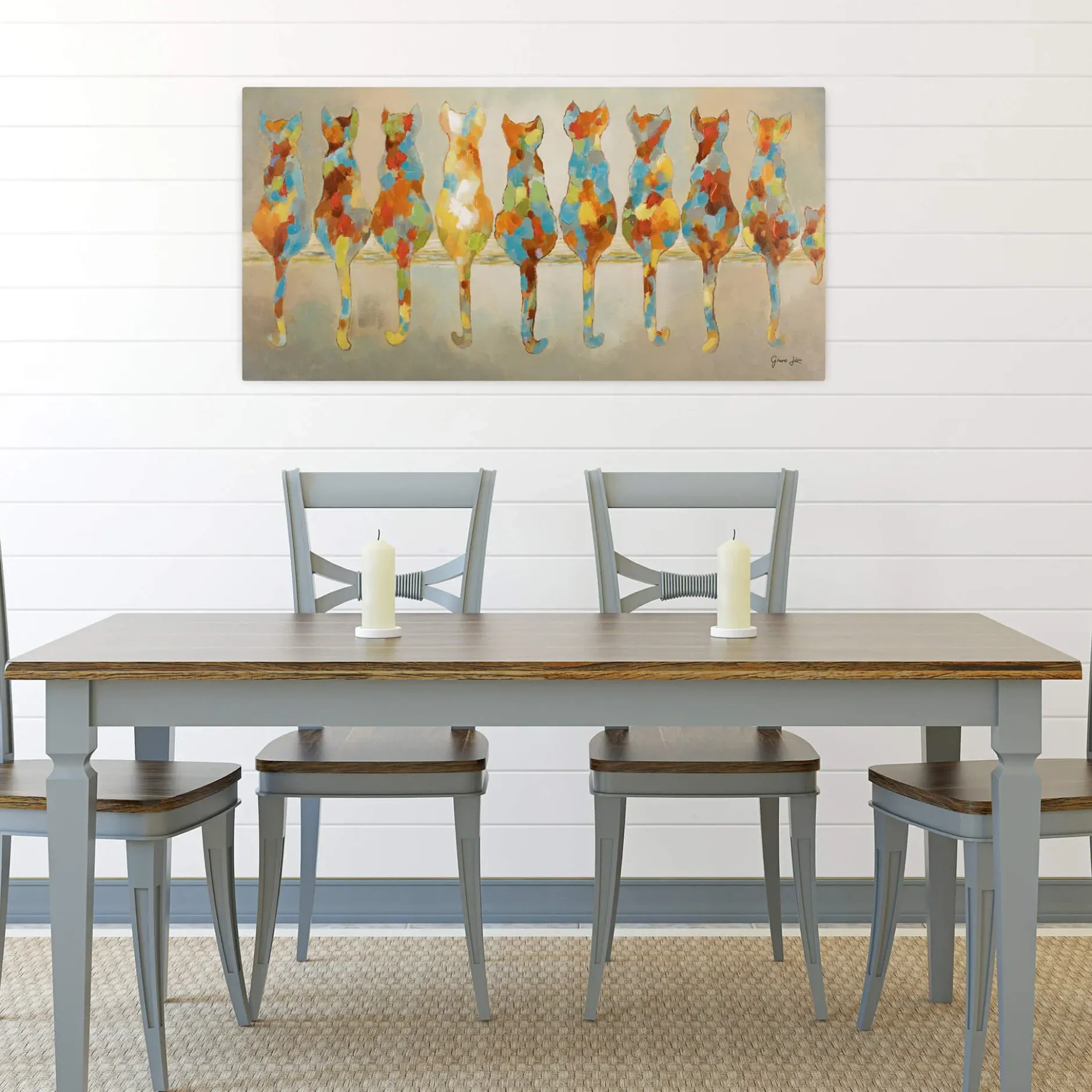 Kunstdruck 'Wartende Grazien'