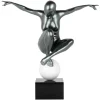 Kunststein Skulptur 'A Gymnast's Power' 48x45x36cm