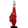 Kunststein Skulptur 'Allegorie der Passion' 24x88x24cm