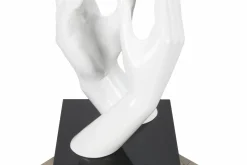 Kunststein Skulptur 'As we touched' 21x41x21cm