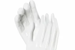 Kunststein Skulptur 'As we touched' 21x41x21cm