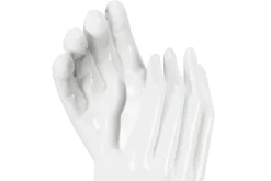 Kunststein Skulptur 'As we touched' 21x41x21cm