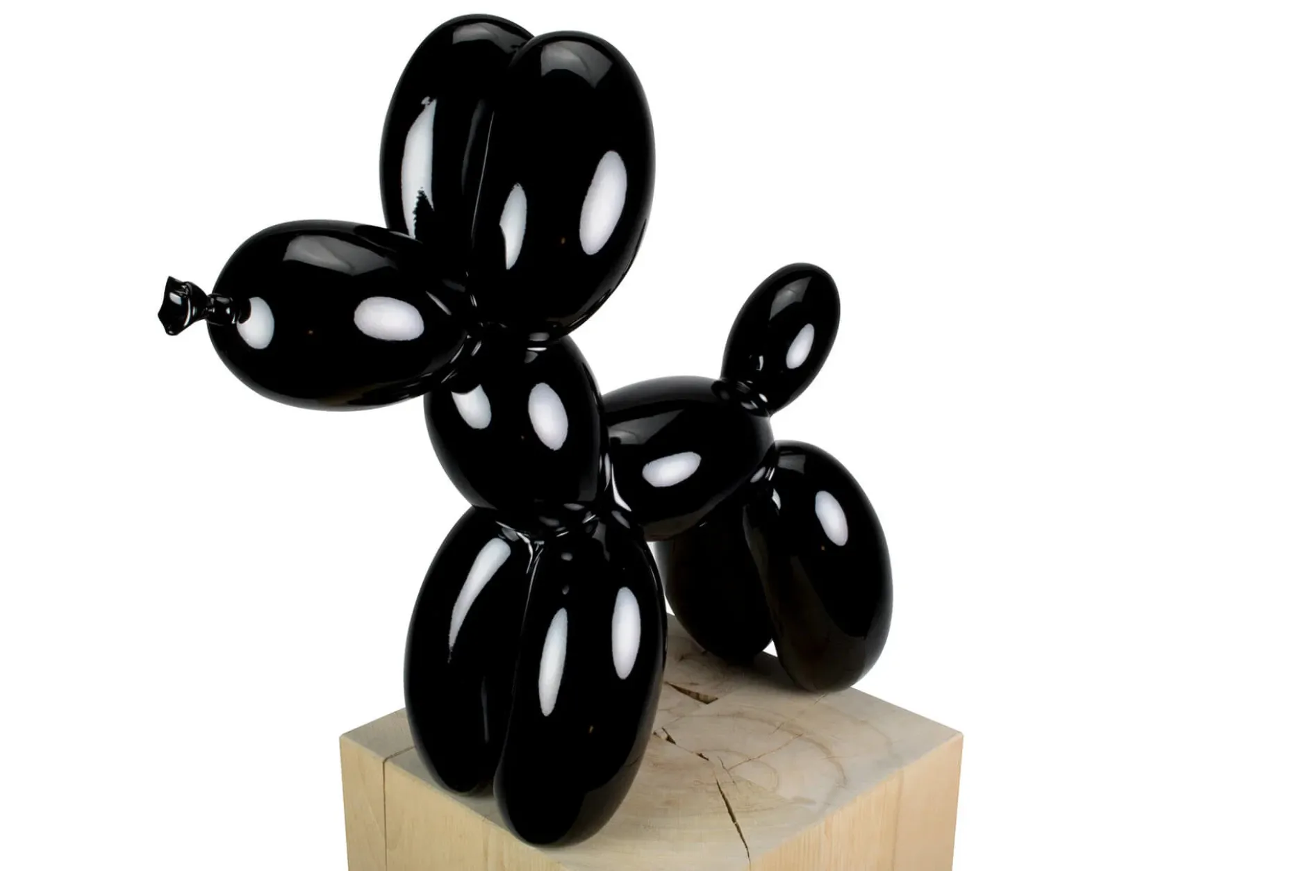 Kunststein Skulptur 'Balloon Poodle' 50x46x18cm
