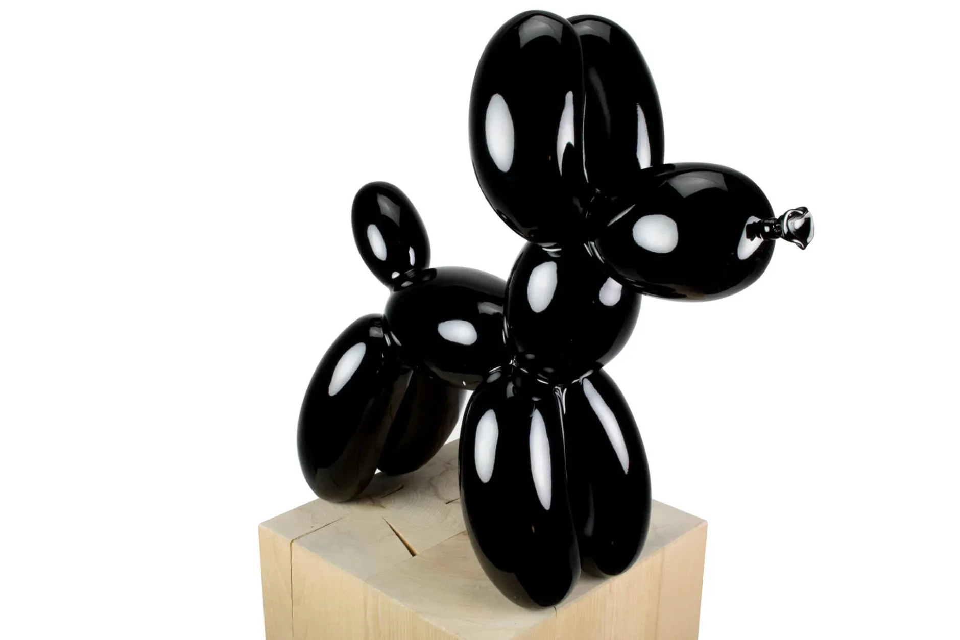 Kunststein Skulptur 'Balloon Poodle' 50x46x18cm