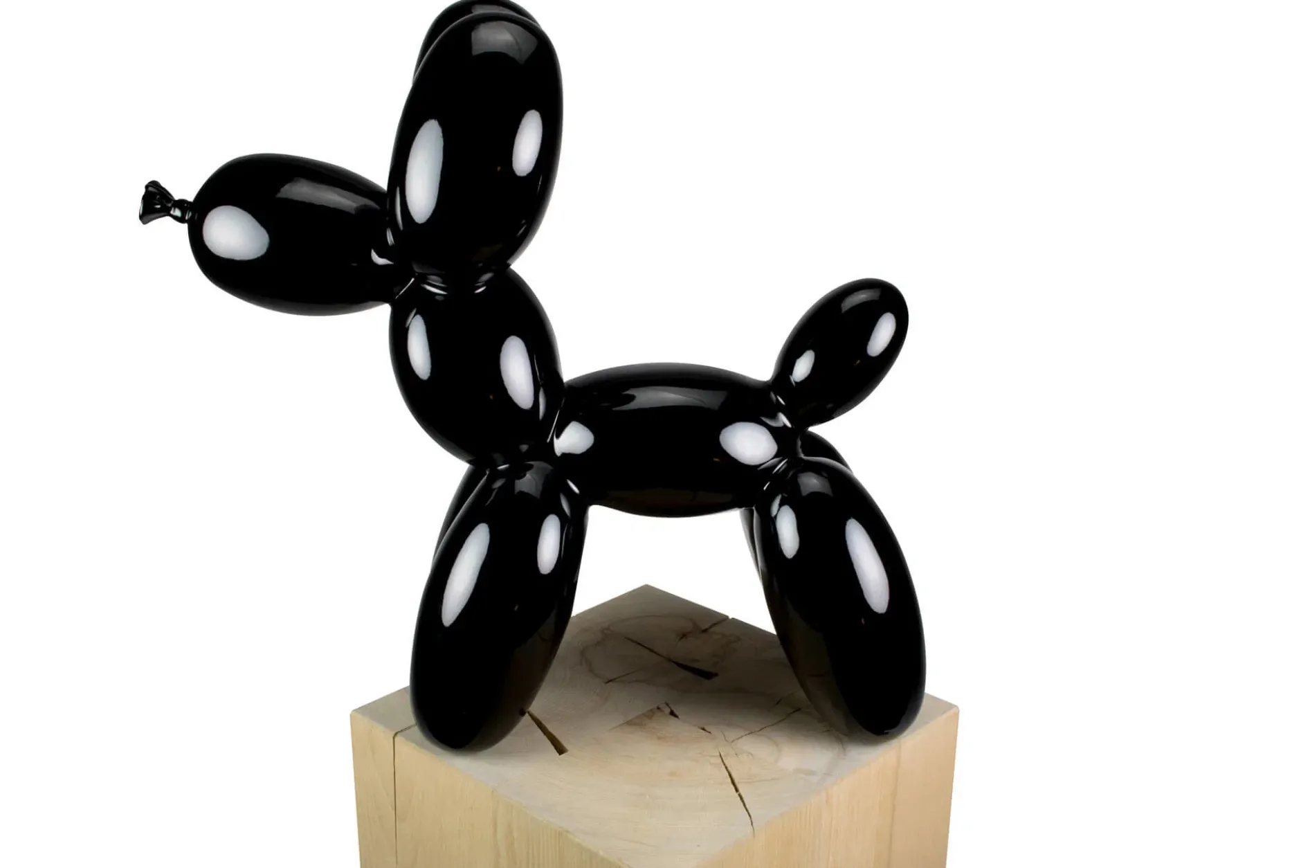 Kunststein Skulptur 'Balloon Poodle' 50x46x18cm