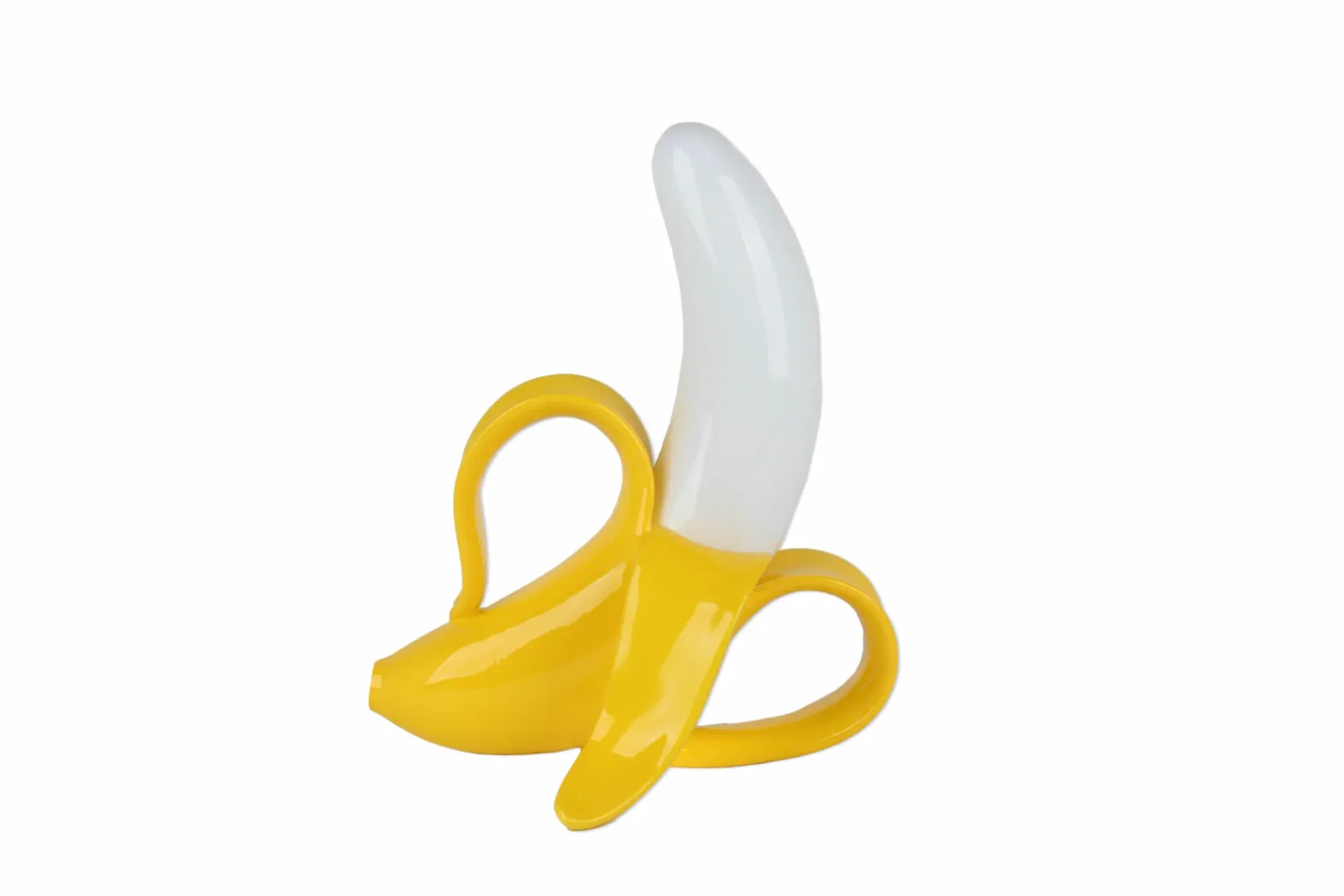 Kunststein Skulptur 'Banana Ornament' 32x35x28cm