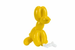 Kunststein Skulptur 'Bright Doggo' 30x28x18cm