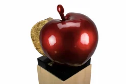 Kunststein Skulptur 'Evas Apfel' 51x54x40cm
