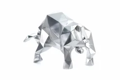 Kunststein Skulptur 'Feuriger Kampf' 51x26x23cm