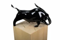 Kunststein Skulptur 'Fokussiert' 46x33x28cm