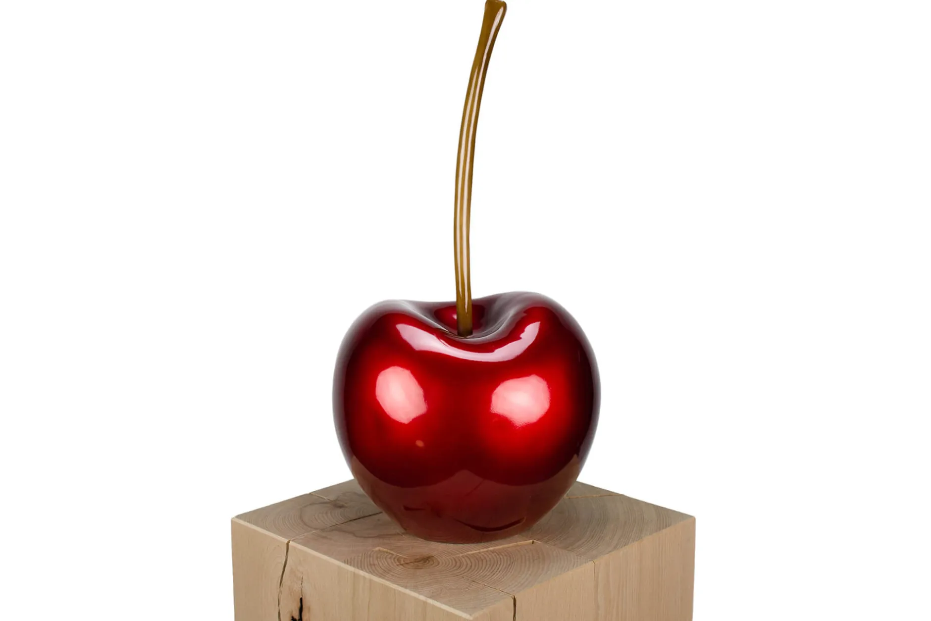 Kunststein Skulptur 'Geschmack des Sommers' 24x48x23cm