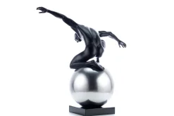 Kunststein Skulptur 'Innere Balance' 48x47x27cm