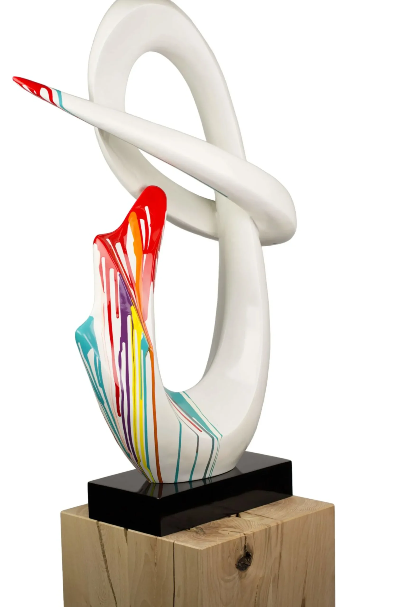 Kunststein Skulptur 'Interwoven' 50x79x20cm