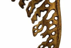 Kunststein Skulptur 'Militant Feather' 13x39x9cm