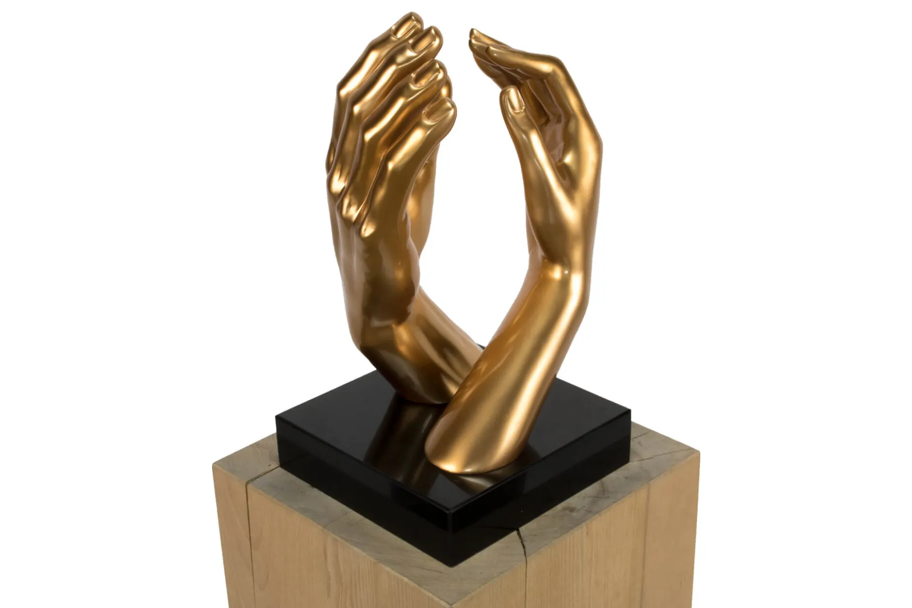 Kunststein Skulptur 'Pour toujours' 21x41x21cm