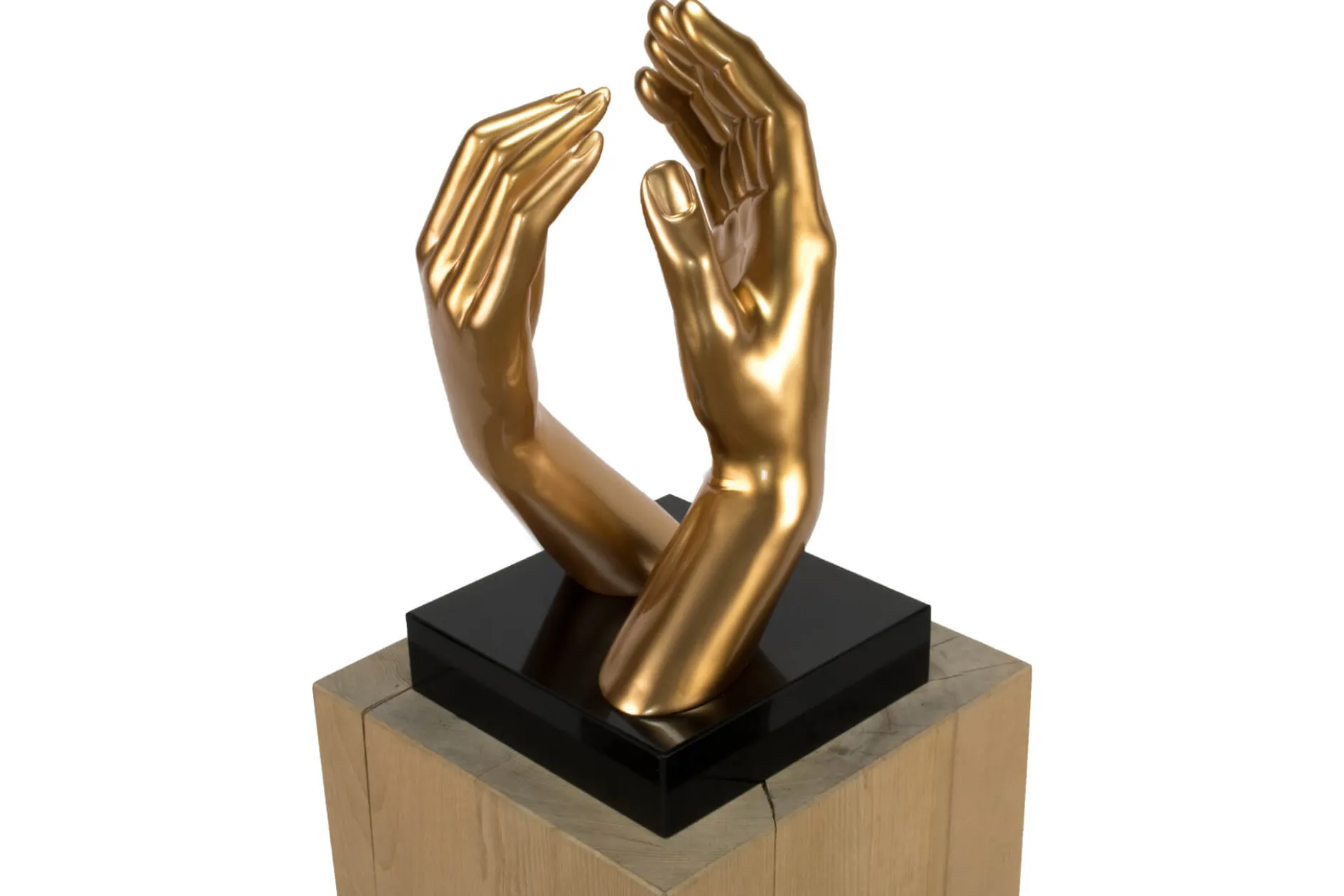 Kunststein Skulptur 'Pour toujours' 21x41x21cm