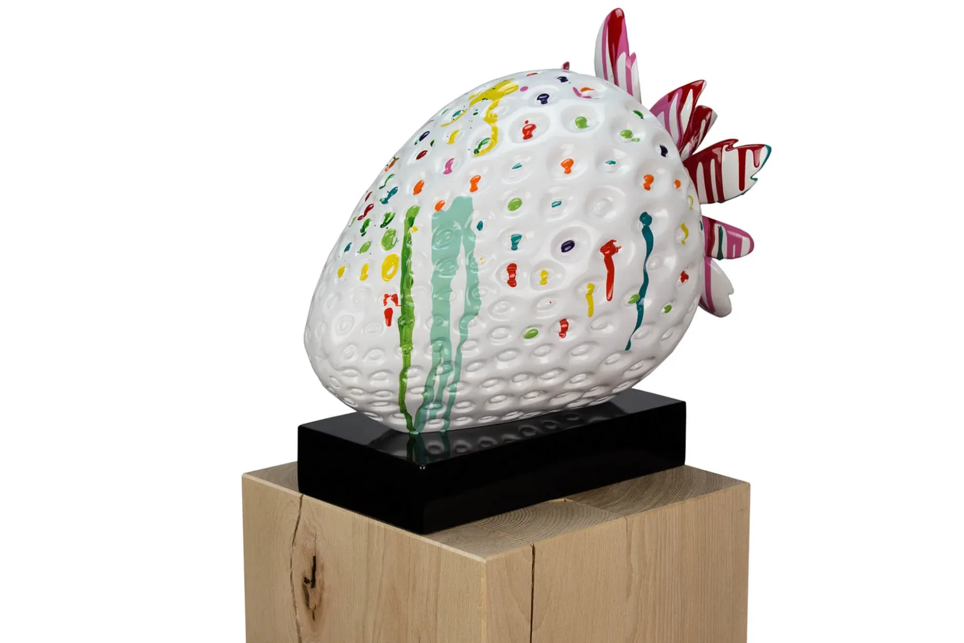Kunststein Skulptur 'Süße Verführung' 44x39x28cm