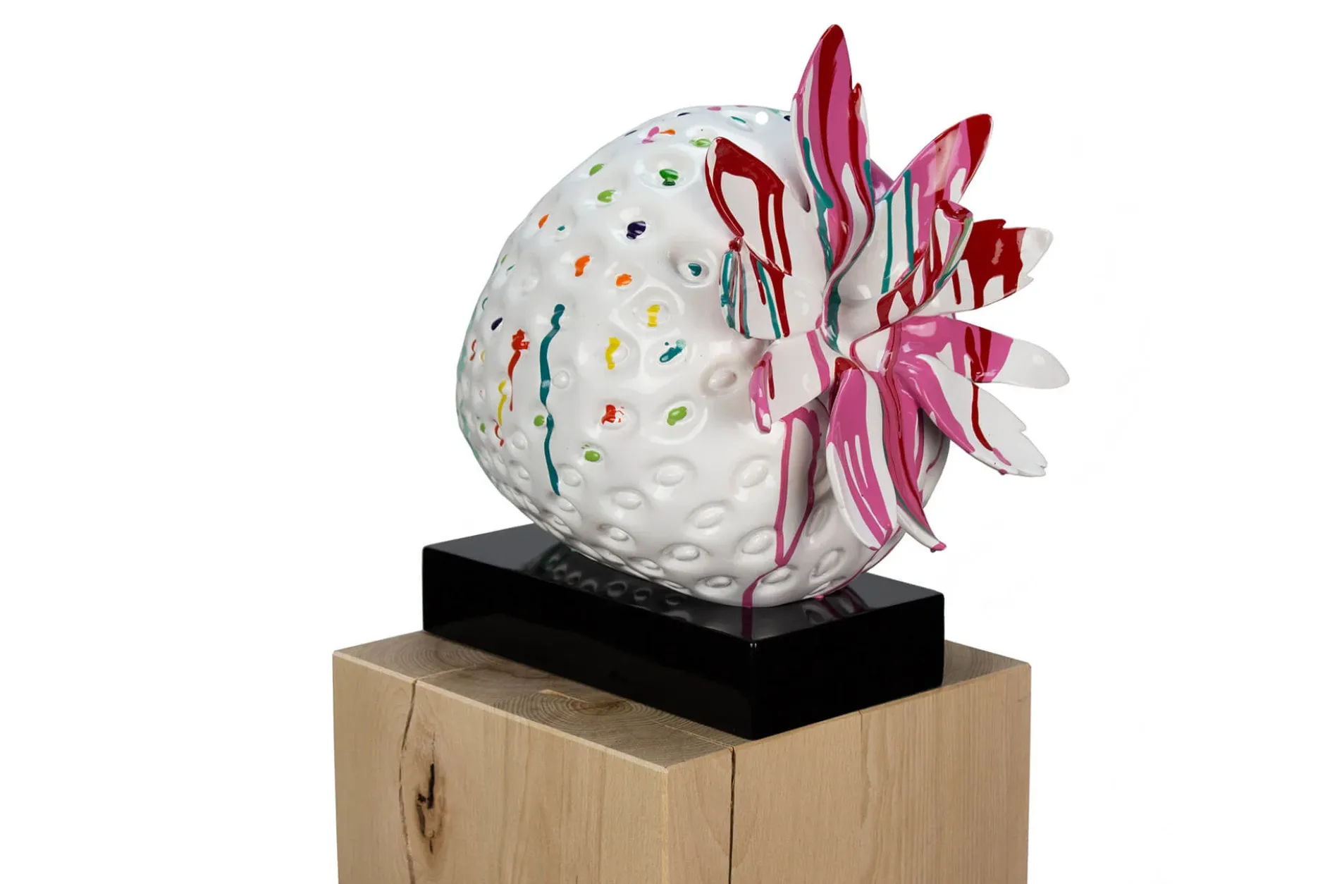 Kunststein Skulptur 'Süße Verführung' 44x39x28cm