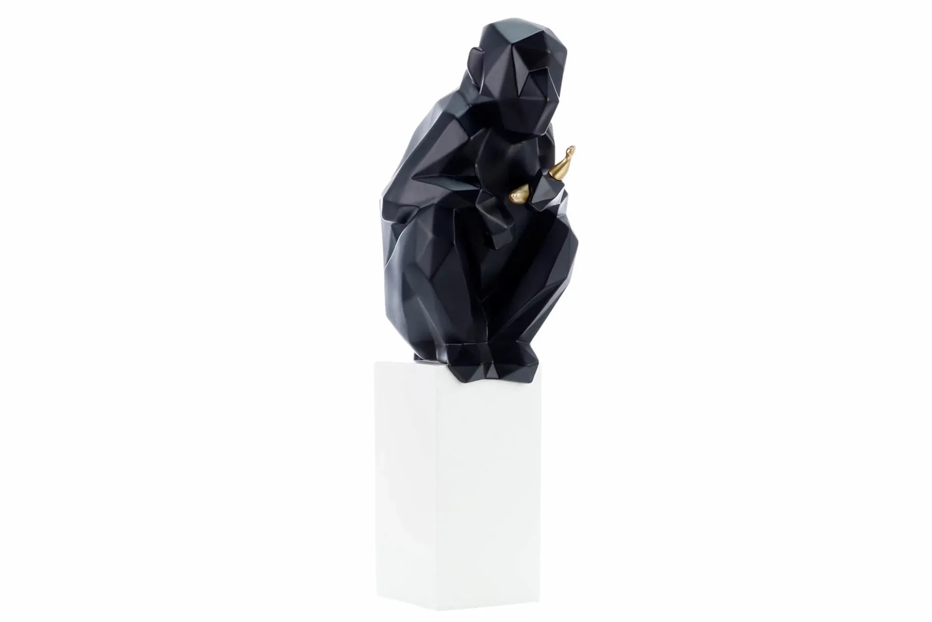 Kunststein Skulptur 'Sweet Banana' 21x66x18cm