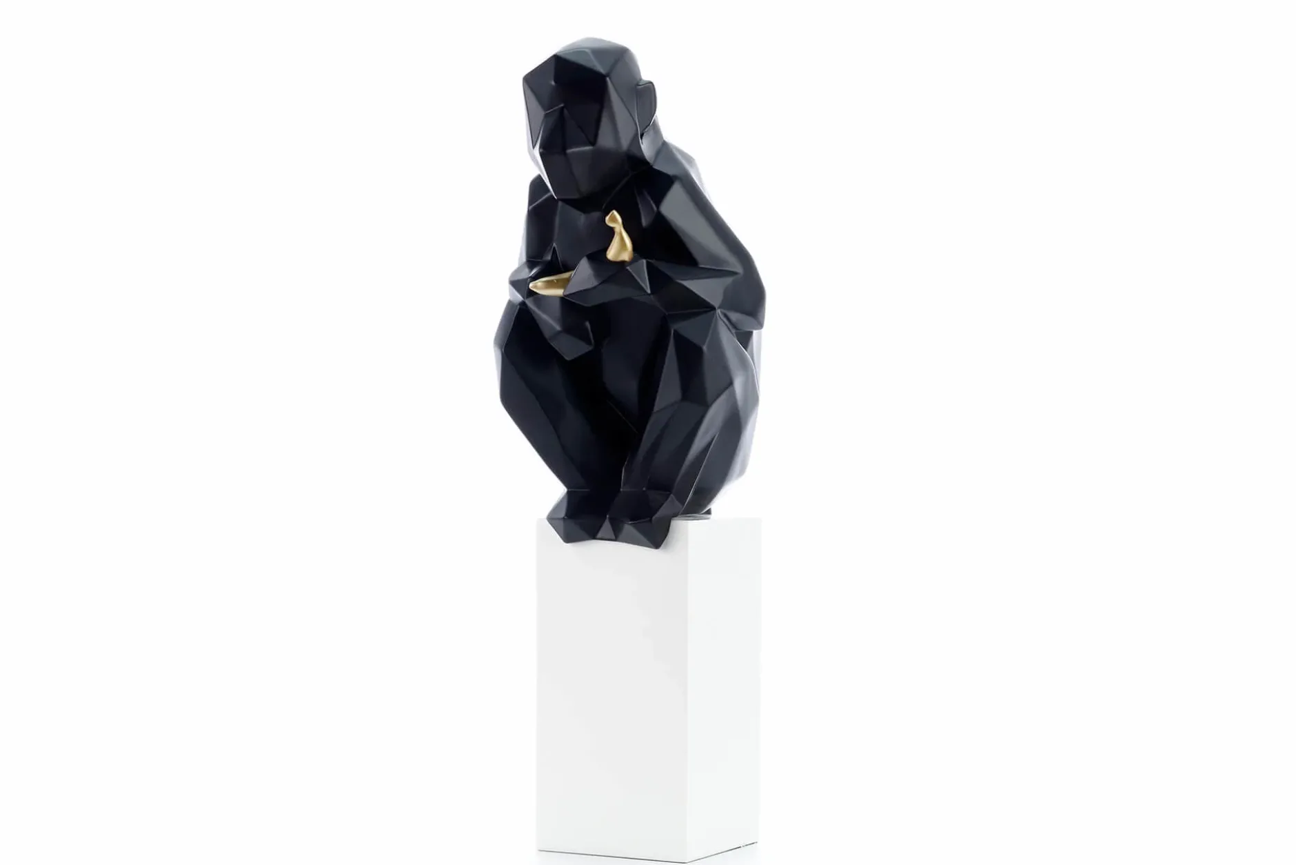 Kunststein Skulptur 'Sweet Banana' 21x66x18cm