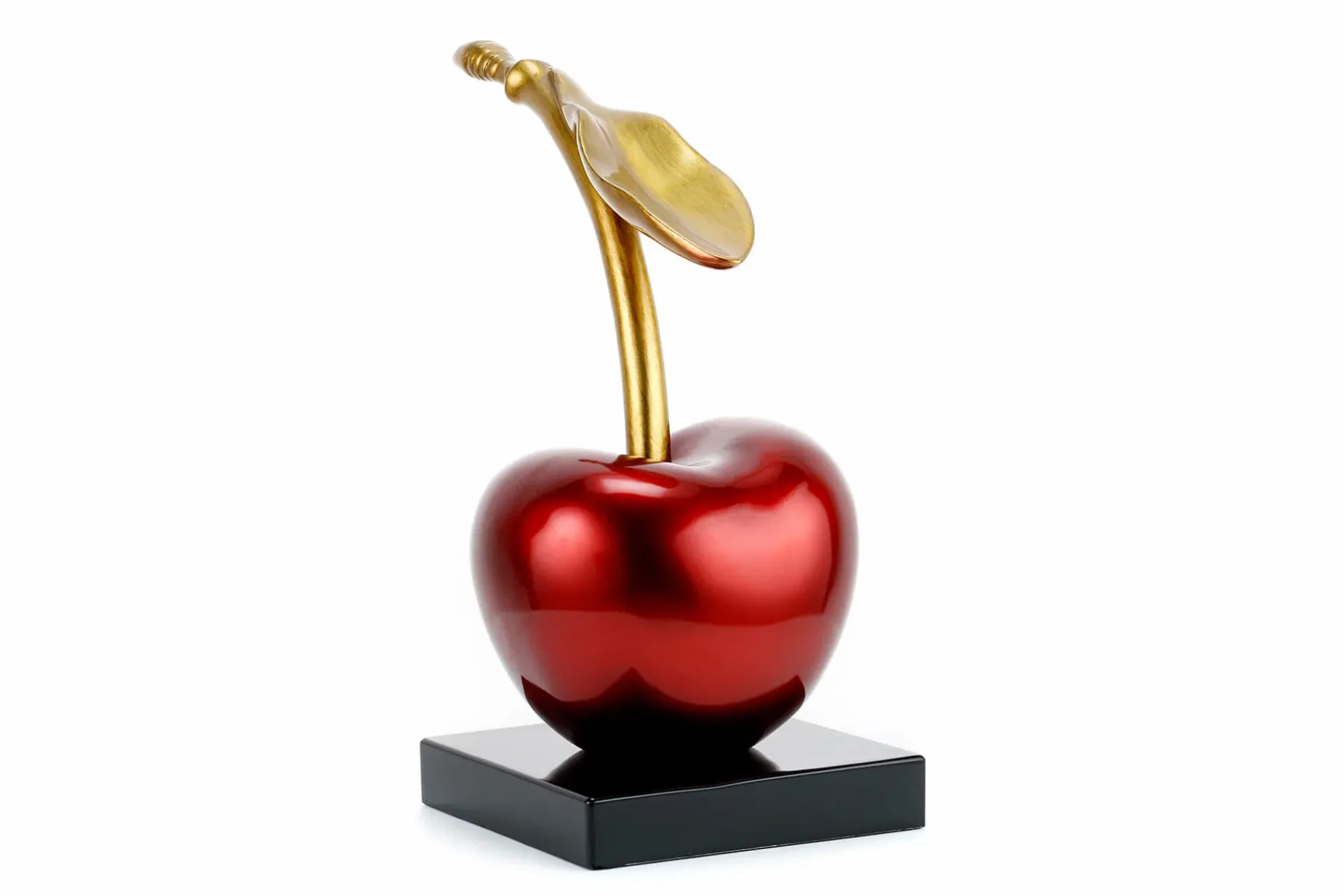 Kunststein Skulptur 'The Cherry On Top' 23x21x11cm
