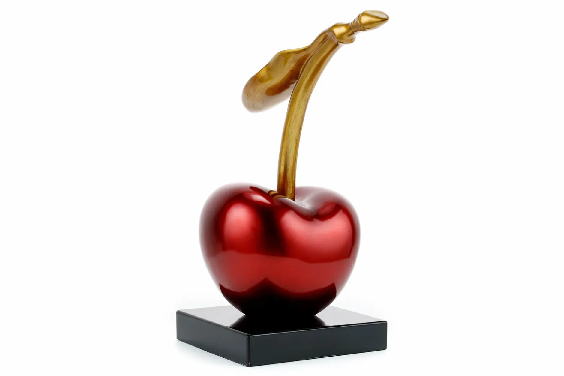 Kunststein Skulptur 'The Cherry On Top' 23x21x11cm