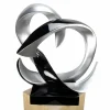 Kunststein Skulptur 'Unwind with me' 59x57x29cm