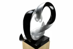 Kunststein Skulptur 'Unwind with me' 59x57x29cm