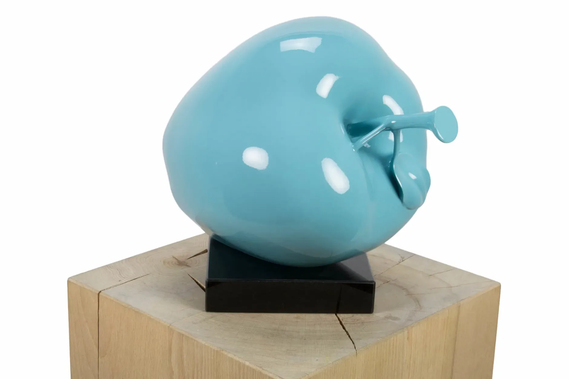 Kunststein Skulptur 'Verzauberter Apfel' 32x31x23,5cm