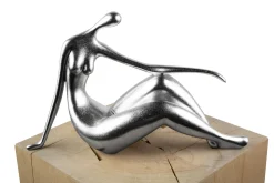 Kunststein Skulptur 'Waiting for you' 36x22x10cm