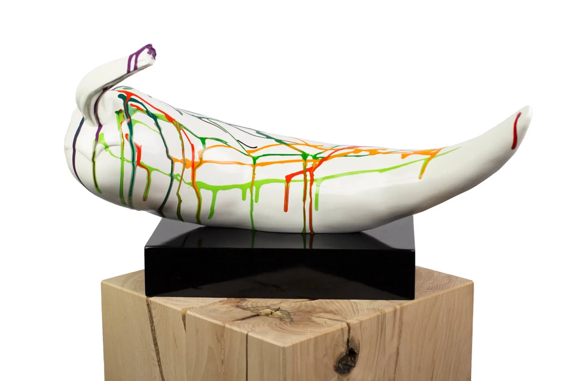 Kunststein Skulptur 'Würze des Lebens' 55x48x17cm