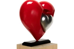 Kunststein Skulptur 'You and Me' 47x44x20cm