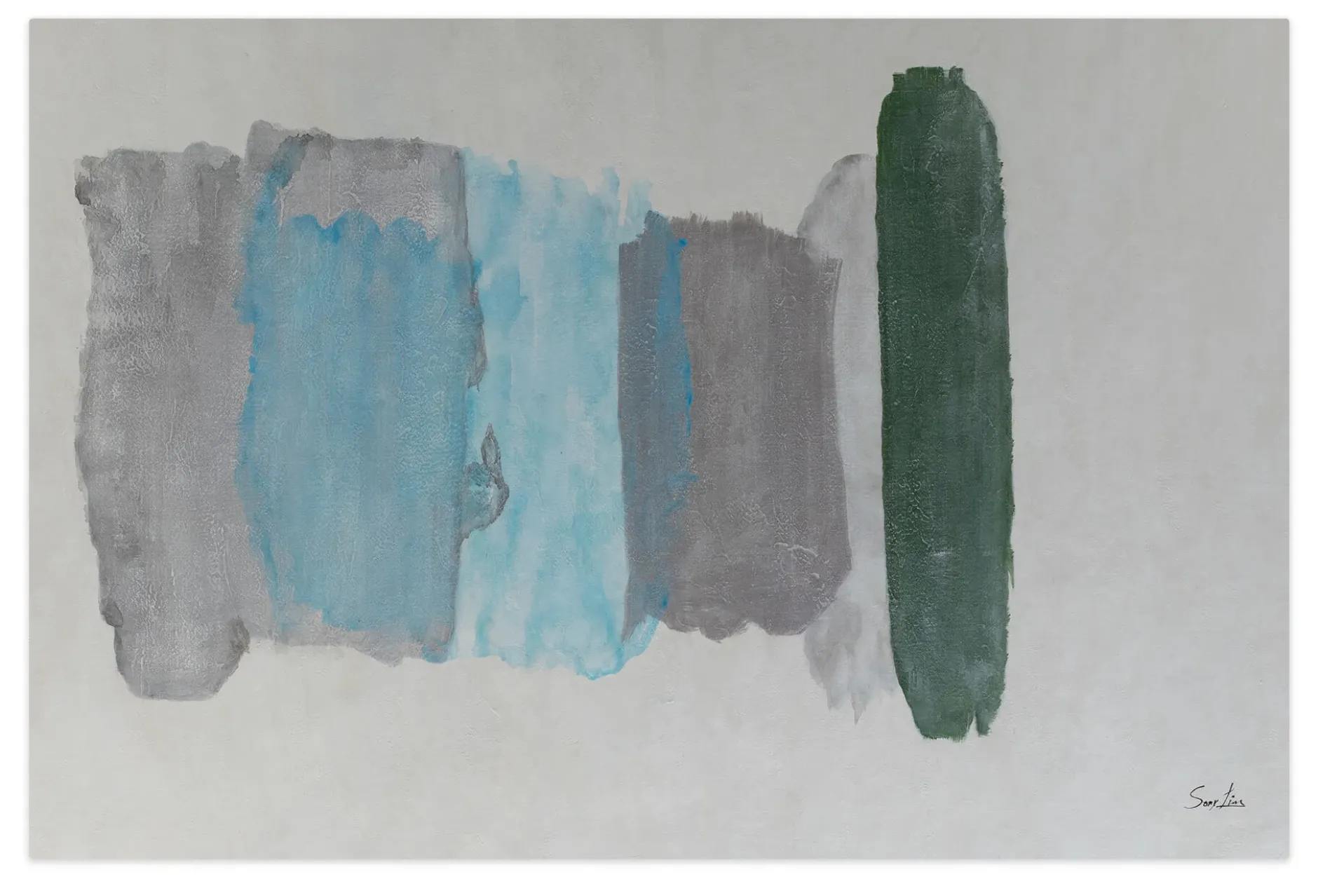 Öl Gemälde 'Abstract Clouds' | Handgemaltes Unikat