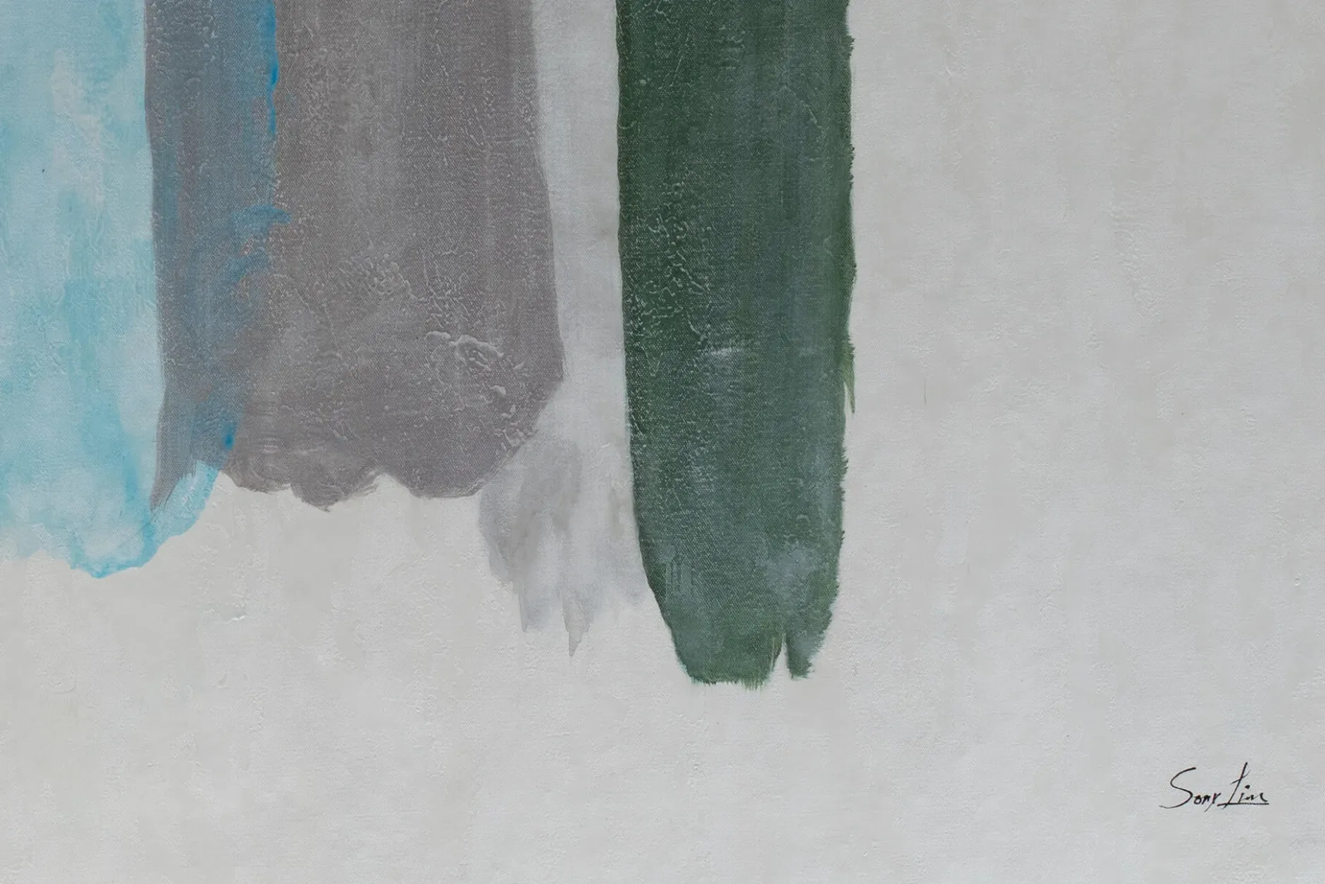 Öl Gemälde 'Abstract Clouds' | Handgemaltes Unikat