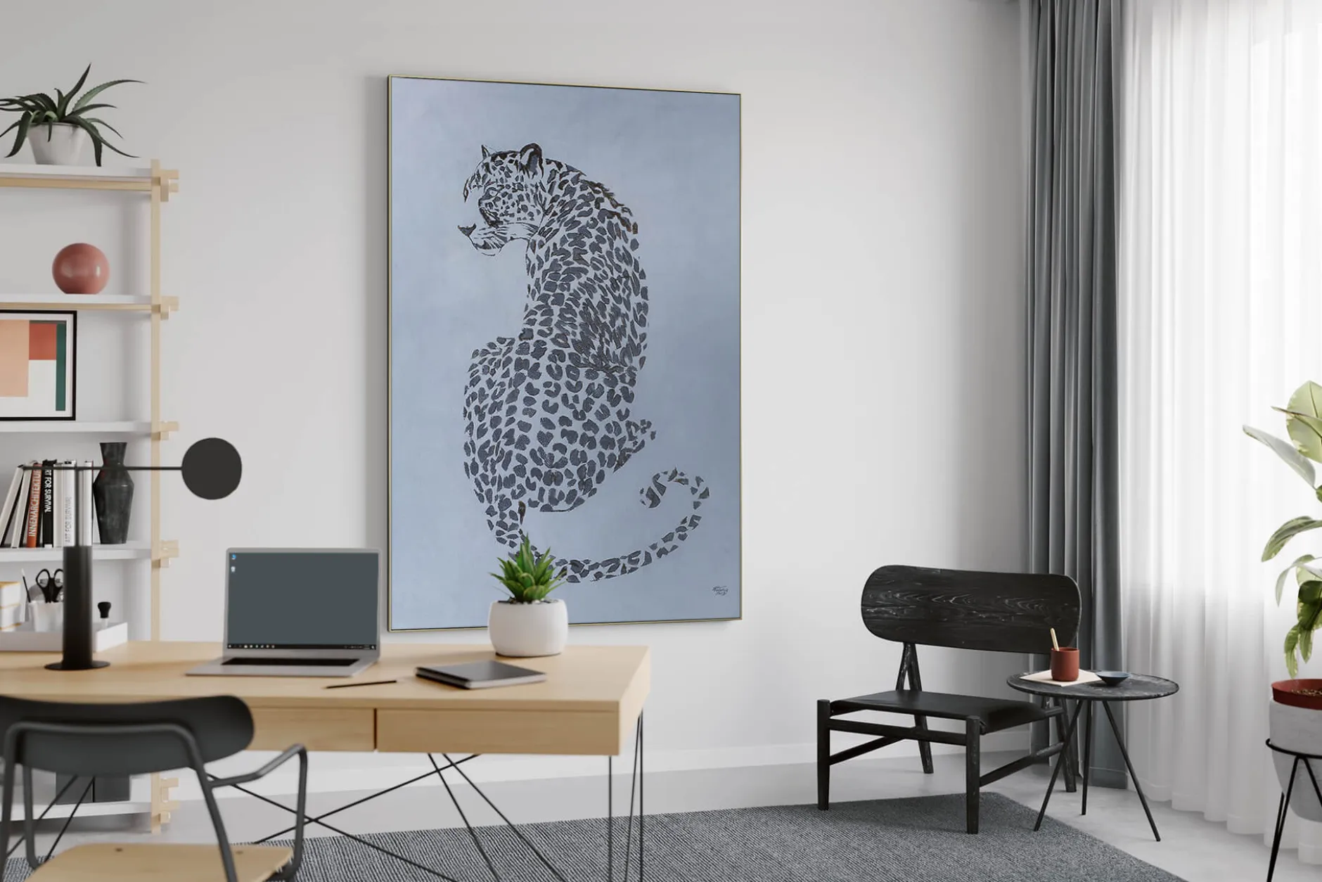 Öl Gemälde 'Animal Instinct' | Handgemaltes Unikat