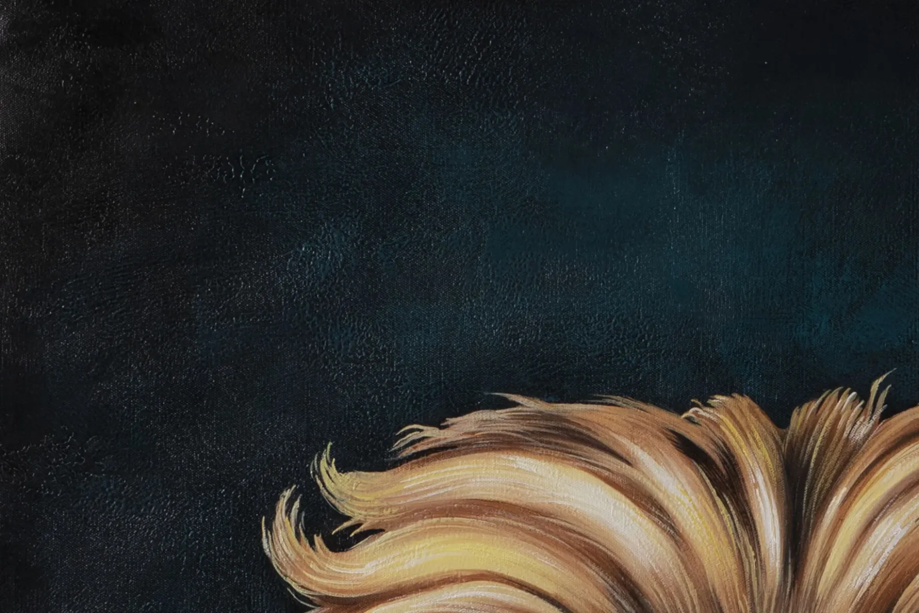 Öl Gemälde 'A Portrait of a Lion' | Handgemaltes Unikat