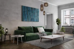 Öl Gemälde 'Aquamarine Ocean' | Handgemaltes Unikat