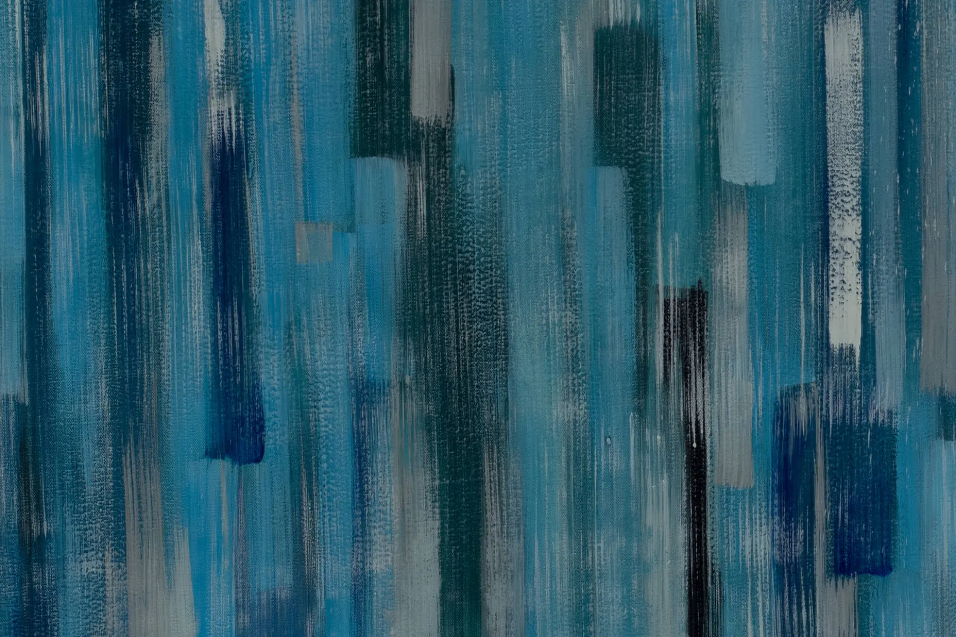 Öl Gemälde 'Aquamarine Ocean' | Handgemaltes Unikat