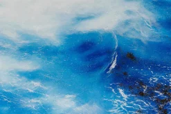 Öl Gemälde 'Aquamarine Shades' | Handgemaltes Unikat