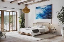 Öl Gemälde 'Aquamarine Shades' | Handgemaltes Unikat