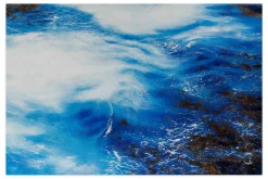 Öl Gemälde 'Aquamarine Shades' | Handgemaltes Unikat