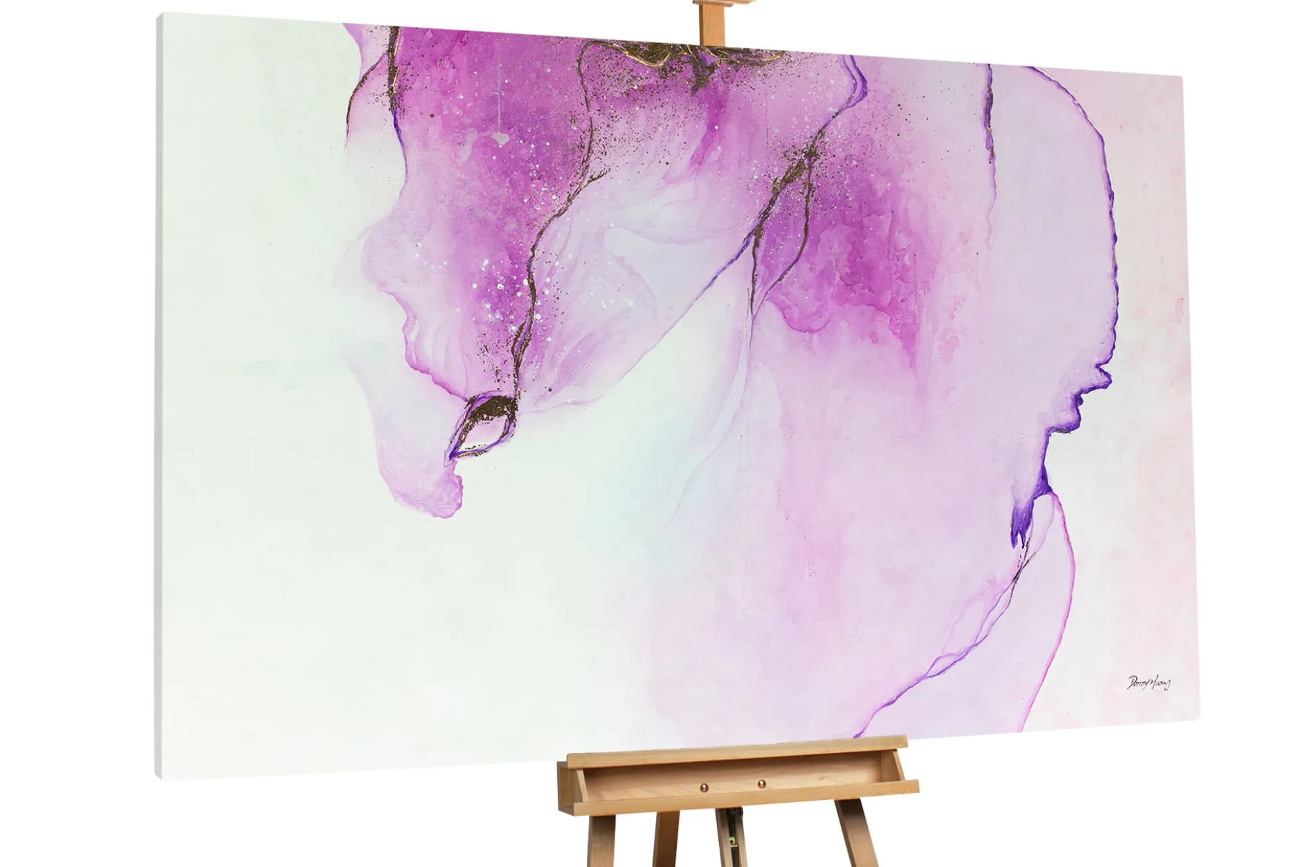 Öl Gemälde 'Aquarelle' | Handgemaltes Unikat