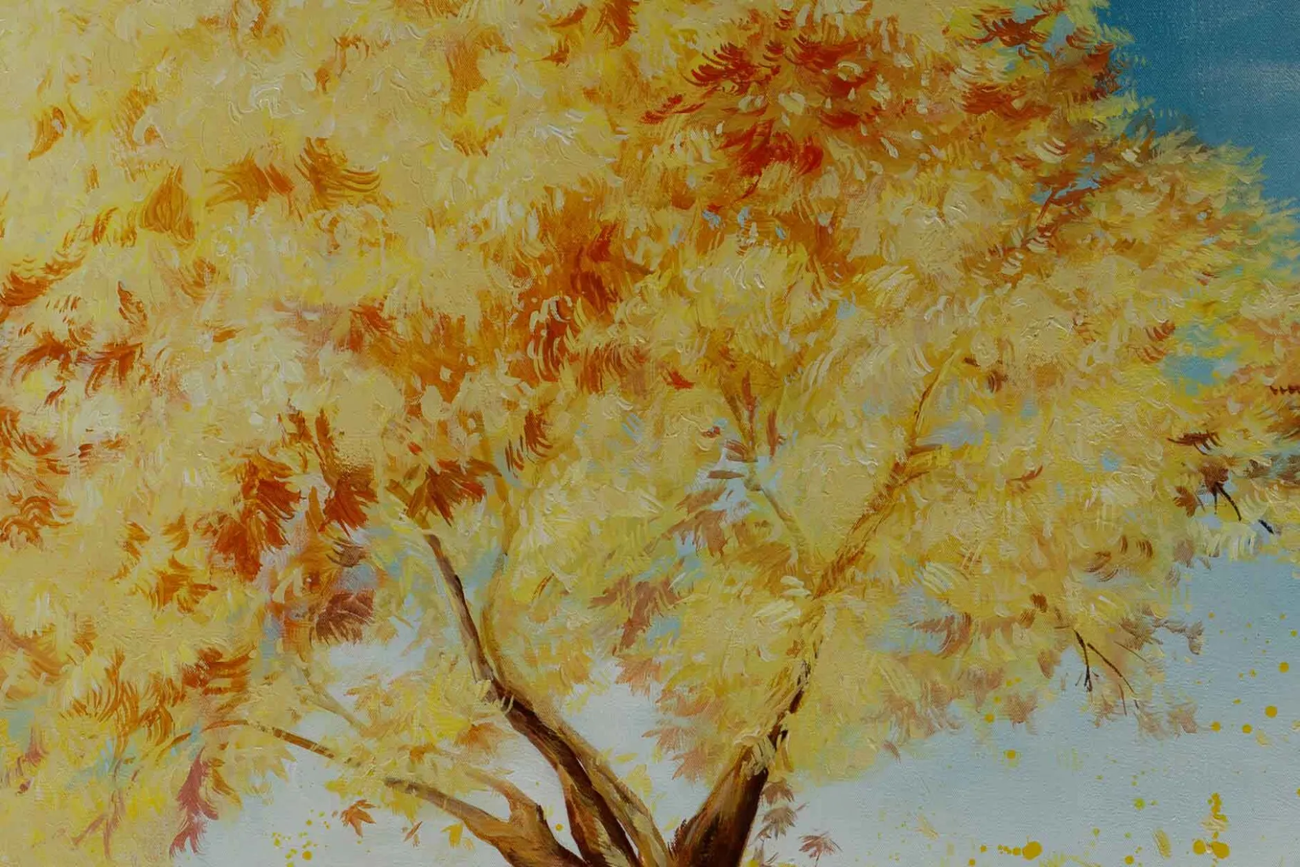 Öl Gemälde 'Autumn landscape' | Handgemaltes Unikat