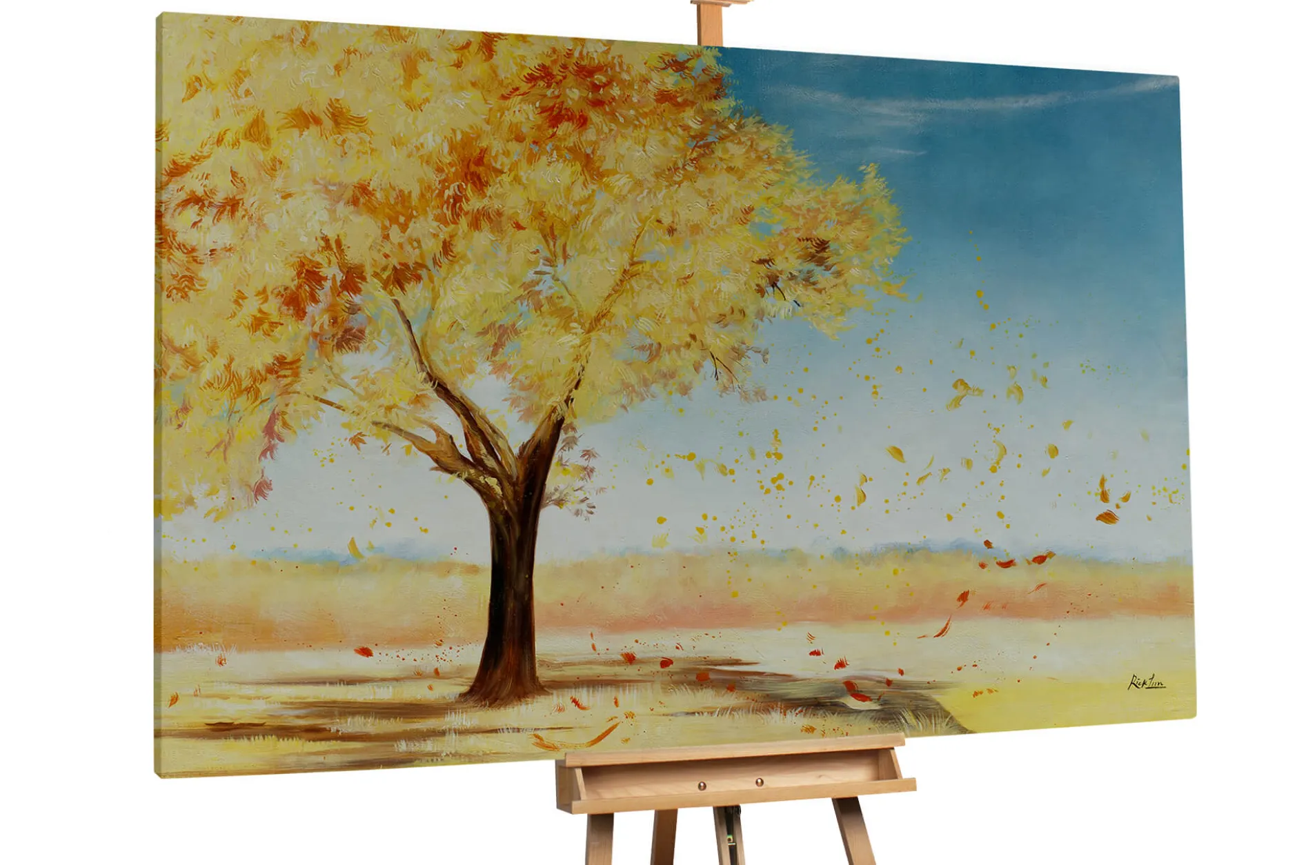 Öl Gemälde 'Autumn landscape' | Handgemaltes Unikat