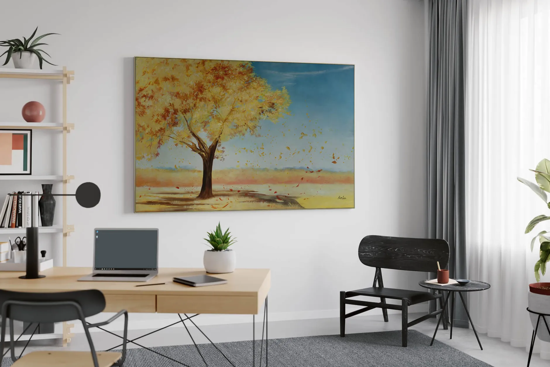 Öl Gemälde 'Autumn landscape' | Handgemaltes Unikat