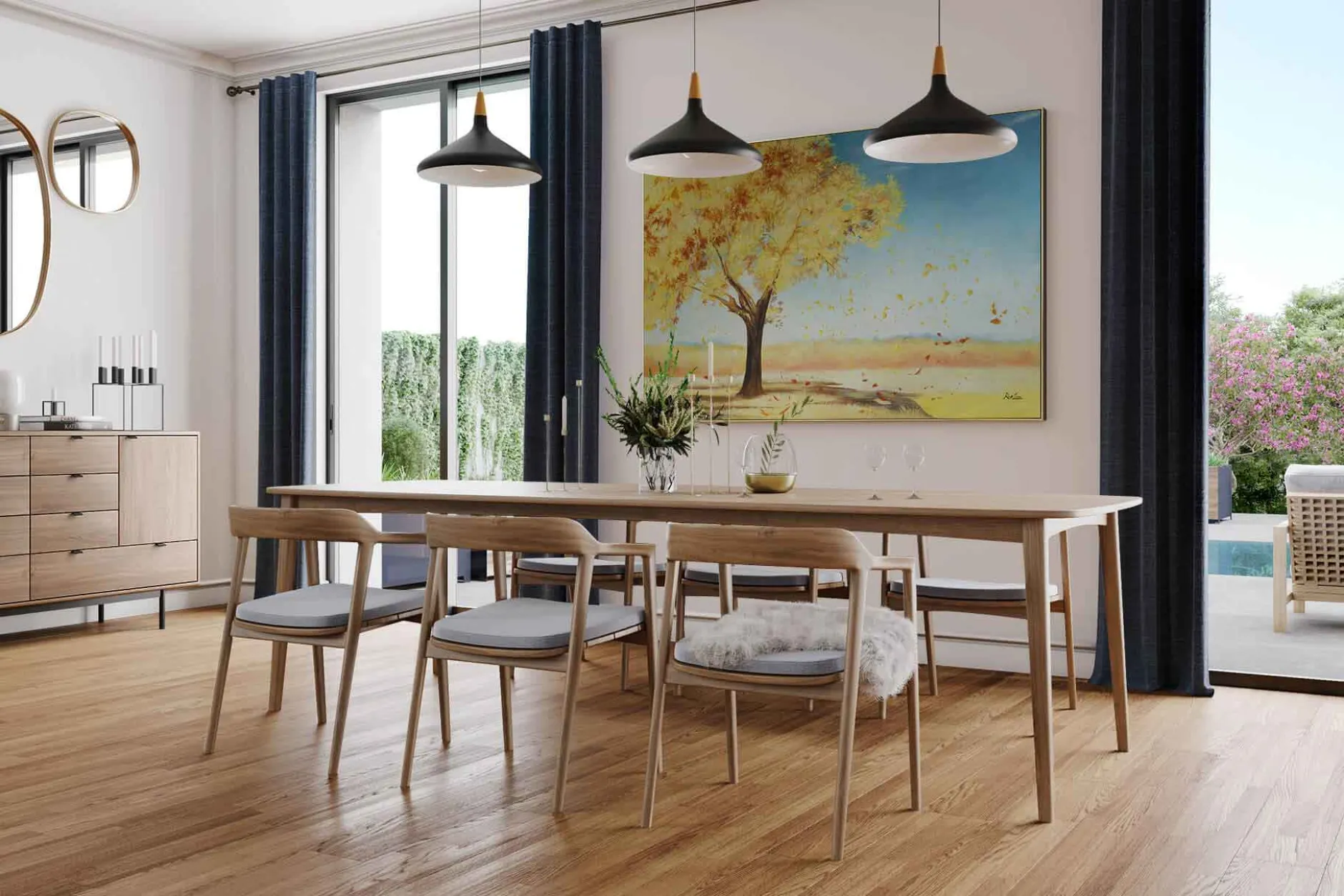 Öl Gemälde 'Autumn landscape' | Handgemaltes Unikat
