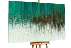 Öl Gemälde 'Azure Coast' | Handgemaltes Unikat
