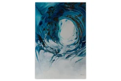 Öl Gemälde 'Azure Plexus' | Handgemaltes Unikat