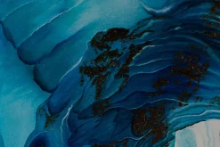 Öl Gemälde 'Azure Plexus' | Handgemaltes Unikat