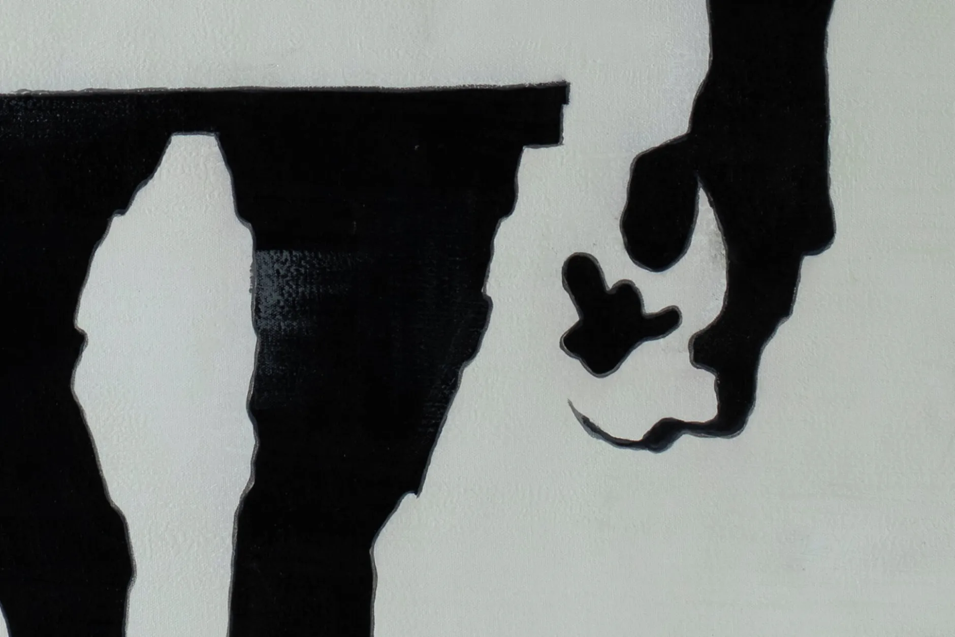 Öl Gemälde 'Banksy's Announcement' | Handgemaltes Unikat